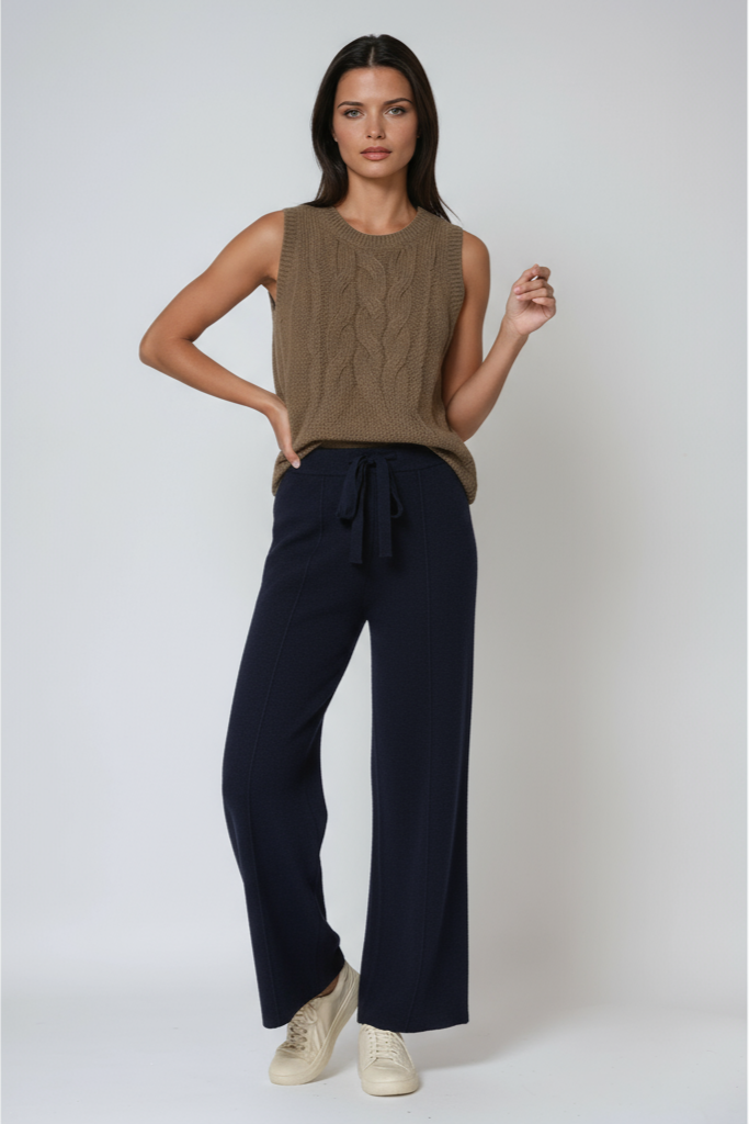 Womens wide leg trousers high waist relaxed fit