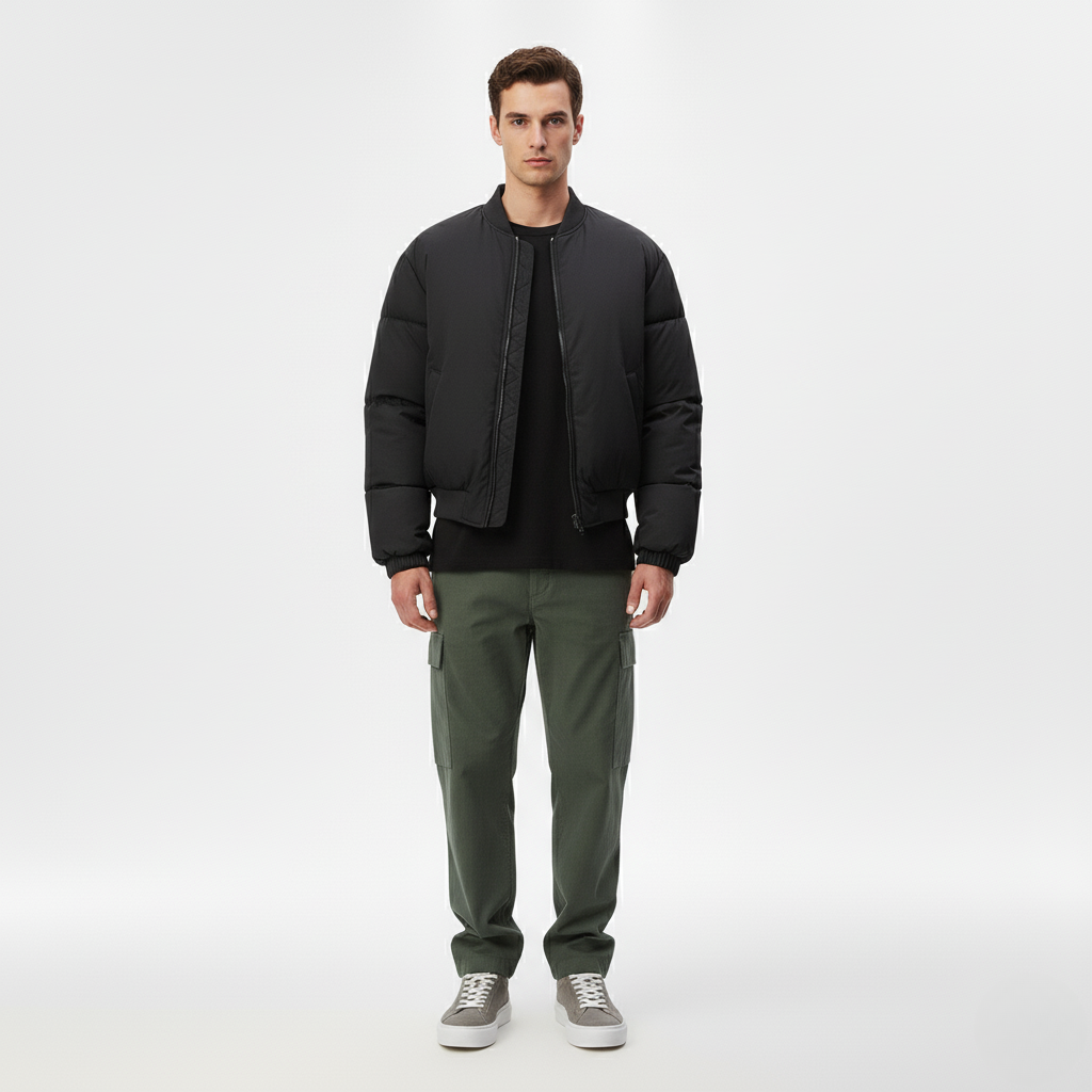 Bomber Puffer Jacket