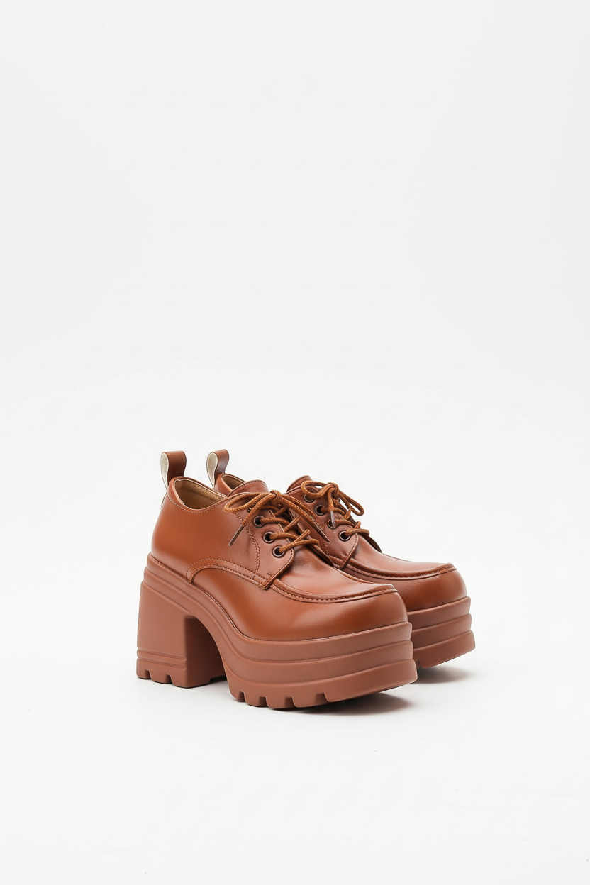 Women’s Platform Heels | Lace-Up Block Heel