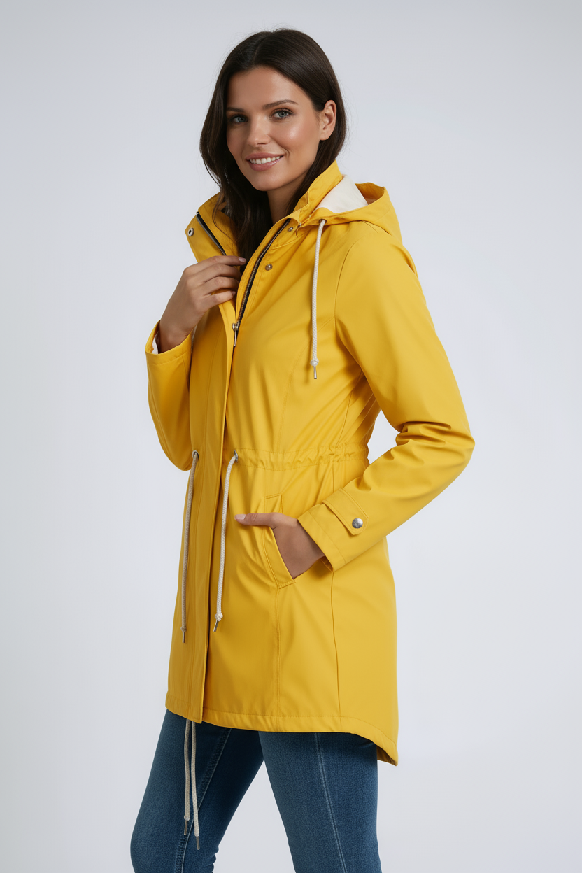 Women’s Waterproof Jacket | Hooded Rain Parka Coat
