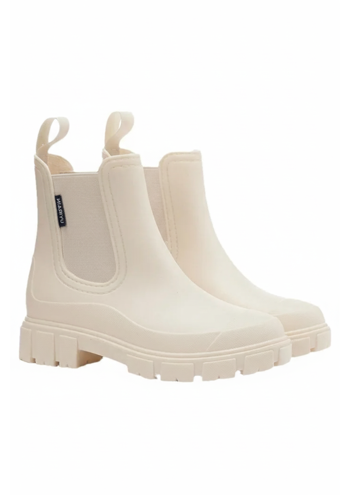 Women’s Chelsea Rain Boots | Ankle Boots with Chunky Sole