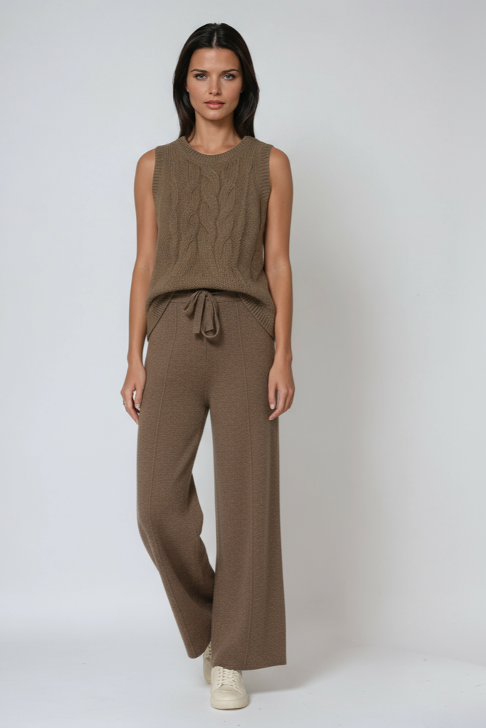 Womens wide leg trousers high waist relaxed fit