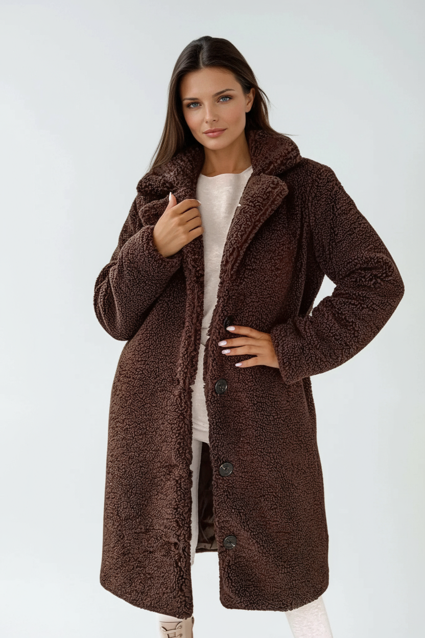 Women’s Teddy Coat | Faux Fur Winter Jacket