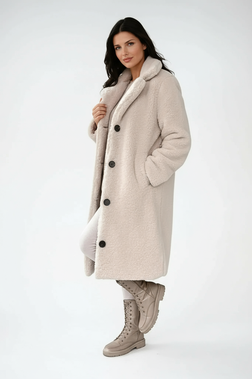 Women’s Teddy Coat | Faux Fur Winter Jacket