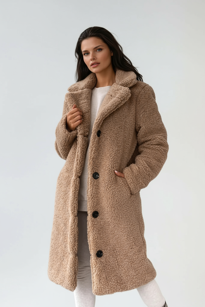Women’s Teddy Coat | Faux Fur Winter Jacket